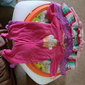 Baby girl sleepers